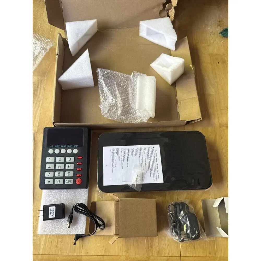 Wireless Queue Calling System 4-Digit Now Serving Numbering Display for Bank